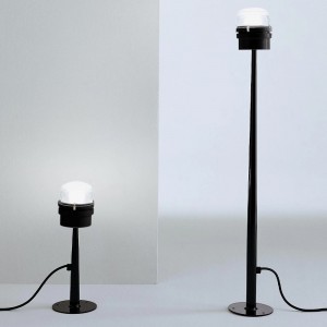 Lámpara suelo Fresnel exterior Oluce