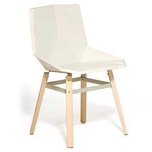 Silla de madera Green Colors wood de Mobles 114. Sillas modernas de comedor.