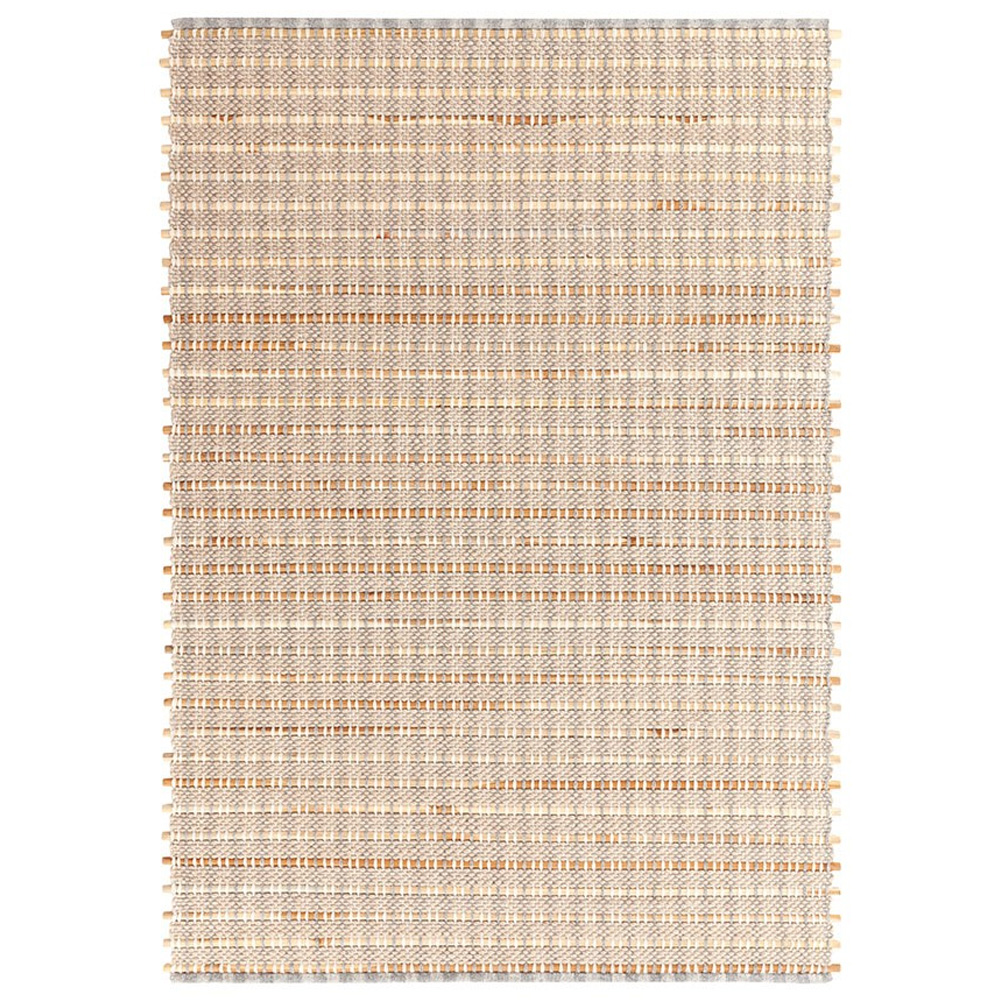 Alfombra GOZ GAN. Alfombra de lana y madera de teca con un diseño moderno de alta calidad.