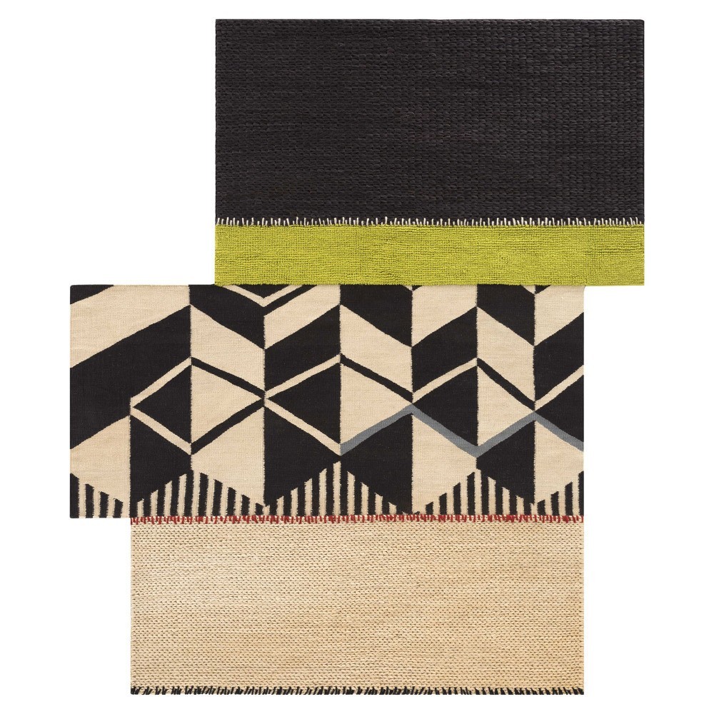 Alfombra Alfombra Rustic Chic Geo Pistachio de GAN. Alfombras pasillo modernas.