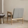 Butaca de madera Danesa de Mobles 114. Butaca de diseño ideal para salones.