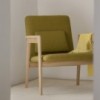Butaca de madera Danesa de Mobles 114. Butaca de diseño ideal para salones.