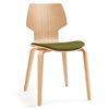 Silla Gràcia Wood textil Mobles 114. Diseño único para comedor o contract.