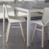 Silla de madera Green Colors wood de Mobles 114. Sillas modernas de comedor.