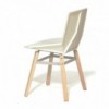 Silla de madera Green Colors wood de Mobles 114. Sillas modernas de comedor.