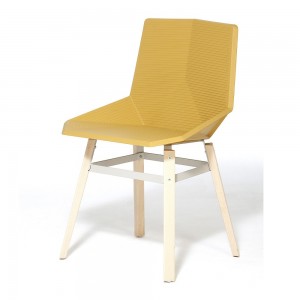 Silla de madera Green Colors wood de Mobles 114. Sillas modernas de comedor.