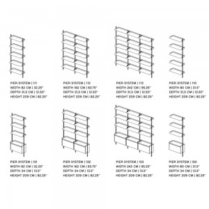 Estantería Pier System Hay. Complementos originales perfectos para interiores.