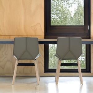 Silla Green Eco wood Mobles 114. Sillas modernas ideales para salones.
