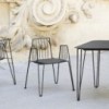 Silla apilable Rambla de Mobles 114. Silla moderna para salón o jardín.
