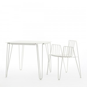 Silla apilable Rambla de Mobles 114. Silla moderna para salón o jardín.