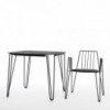 Silla apilable Rambla de Mobles 114. Silla moderna para salón o jardín.