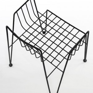 Silla apilable Rambla de Mobles 114. Silla moderna para salón o jardín.