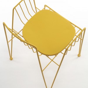 Silla apilable Rambla de Mobles 114. Silla moderna para salón o jardín.