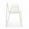 Silla apilable Rambla de Mobles 114. Silla moderna para salón o jardín.