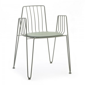 Silla apilable Rambla de Mobles 114. Silla moderna para salón o jardín.
