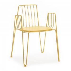 Silla apilable Rambla de Mobles 114. Silla moderna para salón o jardín.