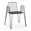 Silla apilable Rambla de Mobles 114. Silla moderna para salón o jardín.