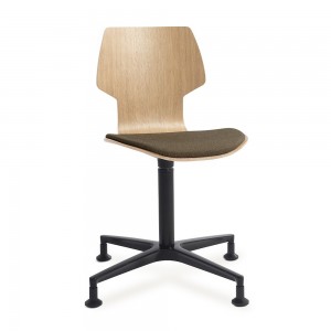 Silla Gràcia Giratoria Textil Mobles 114. Diseño único perfecta para oficinas.