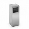 Papelera-Cenicero Riga inox Mobles 114. Complemetos para interior y exterior.