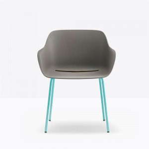 Sillón Babila XL Acero Putdoor de Pedrali. Sillones de exterior de diseño moderno.