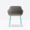 Sillón Babila XL Acero Putdoor de Pedrali. Sillones de exterior de diseño moderno.