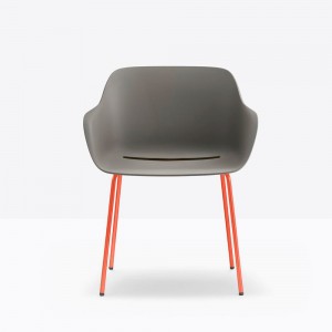 Sillón Babila XL Acero Putdoor de Pedrali. Sillones de exterior de diseño moderno.
