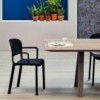 Sillón Dome 265 de Pedrali. Sillones de diseño. Sillones de plático para terrazas.