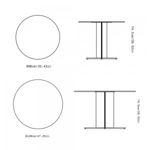 Mesa Ox de Omelette ed. Mesas de diseño moderno ideal para comedor o salón.