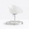 Sillón Gliss 960/2 de Pedrali. Sillas de diseño. Sillones con ruedas.