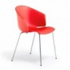 Sillón Grace 410/411 de Pedrali. Sillas de diseño. Sillas de cocina y comedor.