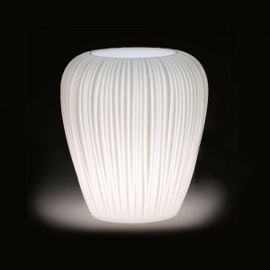 Macetero Skin Luz Myyour. Maceteros iluminados para jardínes o terrazas.