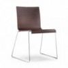 Silla Kuadra XL 2419 de Pedrali. Sillas de diseño. Sillas para espacios contract.