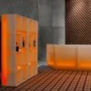 Baraonda Display Led de Myyour. Estantería de exterior ideal para Barra bar.