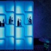 Baraonda Display Led de Myyour. Estantería de exterior ideal para Barra bar.
