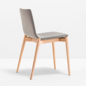 Silla Malmo 391 de Pedrali. Sillas de diseño. Sillas tapizadas contract.