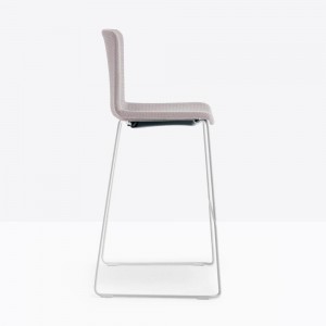 Taburete Tweet 899/2 de Pedrali. Taburetes de diseño. Taburetes tapizados.