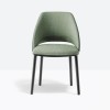 Silla Vic 655 de Pedrali. Sillas modernas. Sillas tapizadas de diseño.