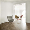 Reposapiés CH446 piel Carl Hansen and Son