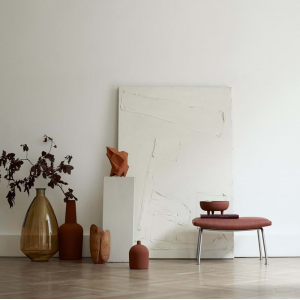 Reposapiés CH446 piel Carl Hansen and Son