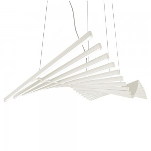 Lámpara suspensión Rhythm horizontal Vibia
