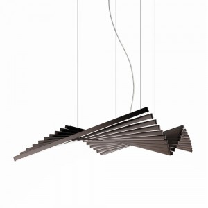 Lámpara suspensión Rhythm horizontal Vibia