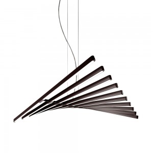 Lámpara suspensión Rhythm horizontal Vibia