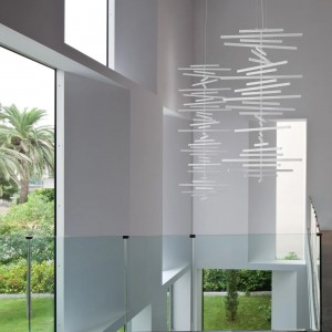Lámpara suspensión Rhythm Vertical Vibia