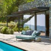 Chaise longue Aikana cómodo para exteriores de Fast. Chaise longue para terrazas.