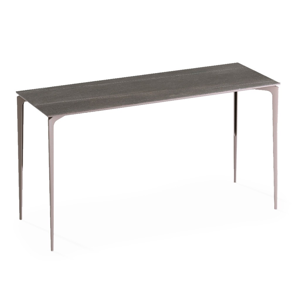 Mesa alta Gres Allsize para espacios exteriores de Fast. Mesas altas para terrazas.