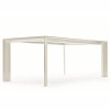 Mesa fija Aluminio Moteado Grande Arche de Fast elegante y moderna. Mesas para exteriores.