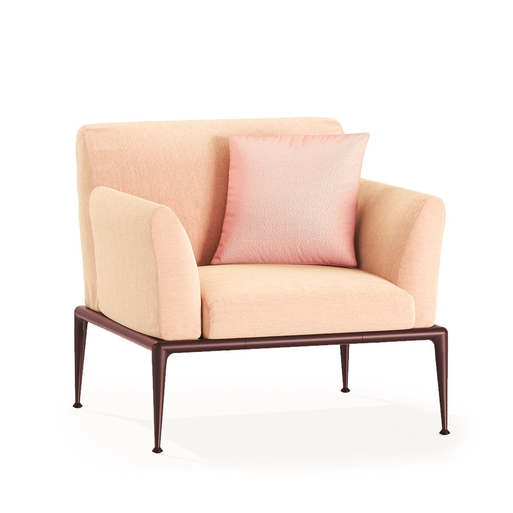 Sillón New Joint elegante y cómodo perfecto para exteriores de Fast. Sillones para terrazas.