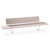 Sofá lounge Orizon de diseño elegante y exclusivo para espacios exteriores de Fast.