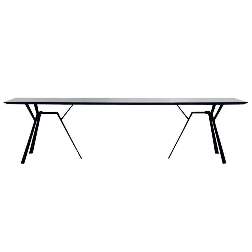 Mesa rectangular Radice Quadra de Diseño moderno para exteriores de Fast.