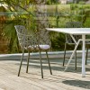 Mesa rectangular Radice Quadra de Diseño moderno para exteriores de Fast.